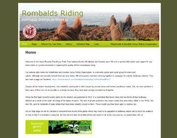Rombalds Riding website